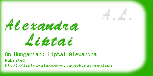 alexandra liptai business card